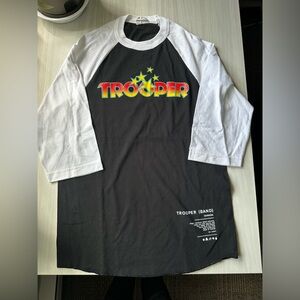 Trooper concert T-shirt.